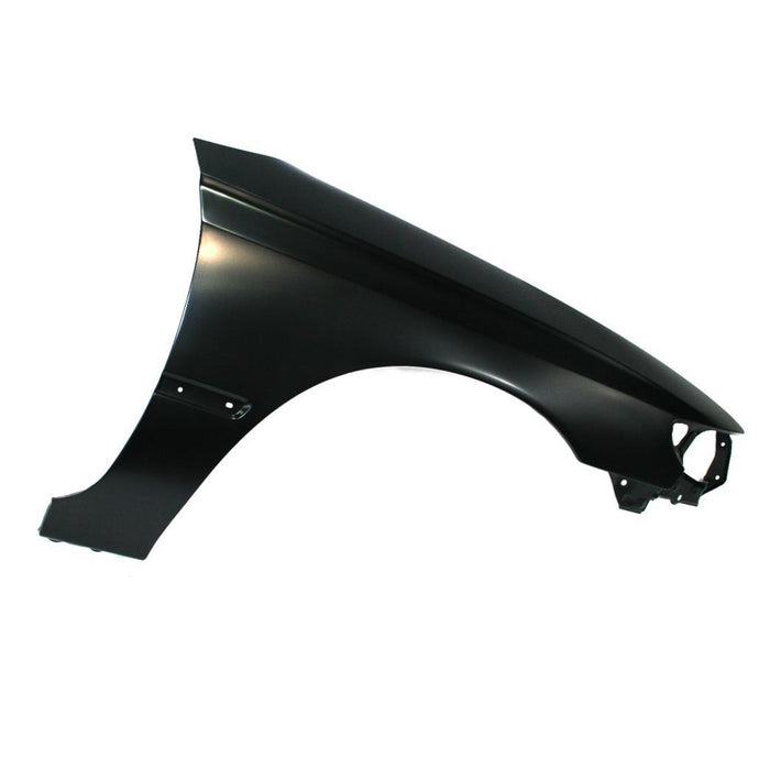 CarPartsDepot, Primered Black Steel Passenger Side Front Fender Replacement Right R/H, 371-44373-02 TO1241175 5380106050
