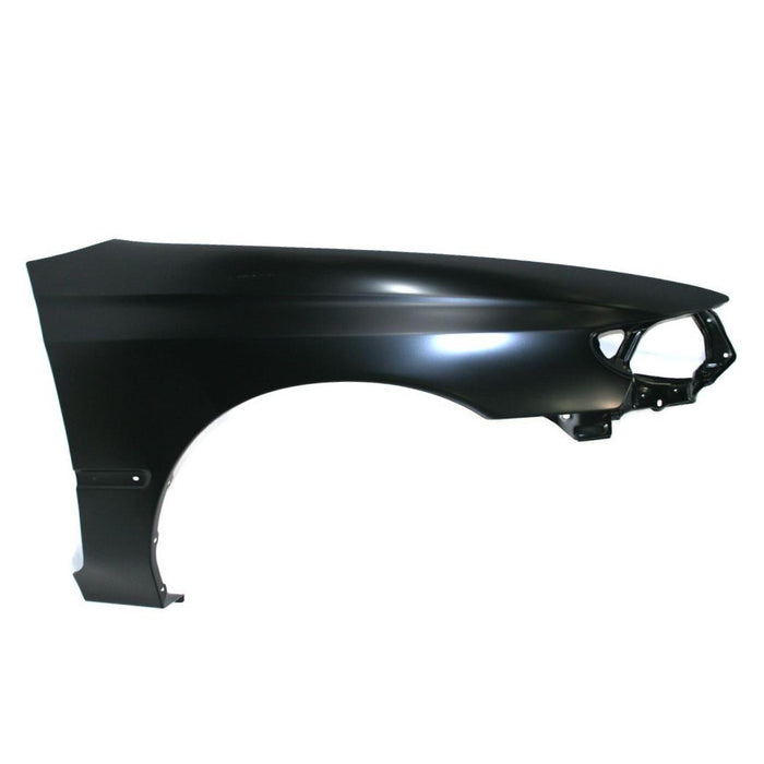CarPartsDepot, Primered Black Steel Passenger Side Front Fender Replacement Right R/H, 371-44373-02 TO1241175 5380106050