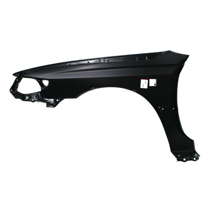 CarPartsDepot, Primered Black Steel Passenger Side Front Fender Replacement Right R/H, 371-44373-02 TO1241175 5380106050