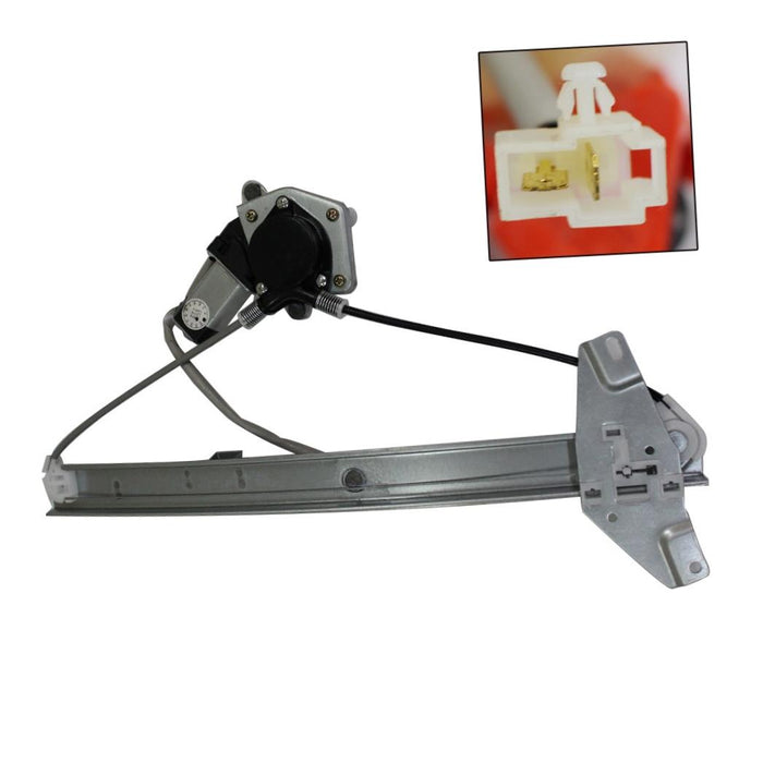 CarPartsDepot New Replacement Parts Front Left Driver Side Door Glass Regulator With Motor Camry