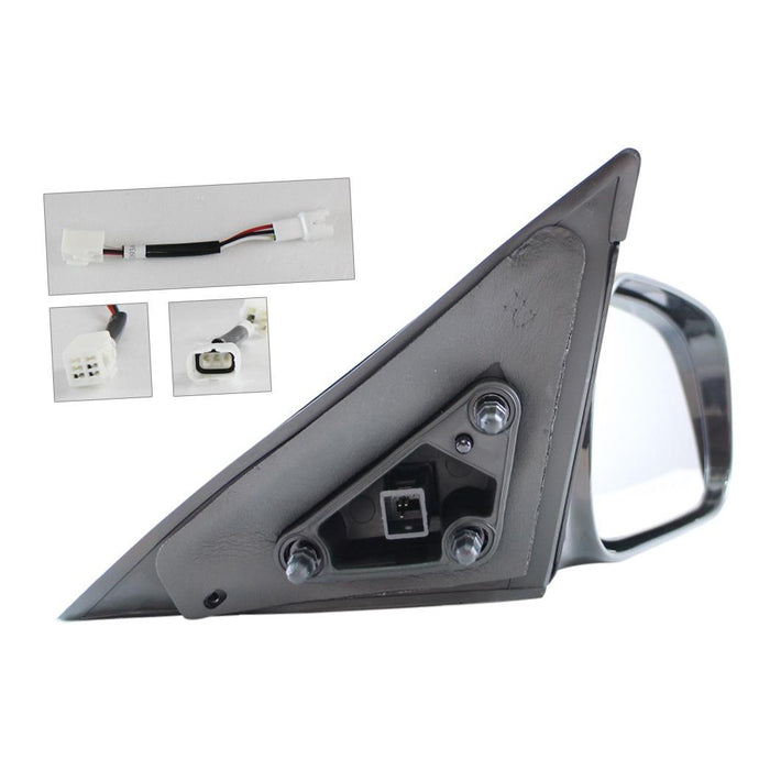 JustDrivably Replacement Parts Front Right Passenger Side Door Mirror Outside Rear View Compatible With Toyota Camry 2002 2003 2004 2005 2006 JAPAN TYPE