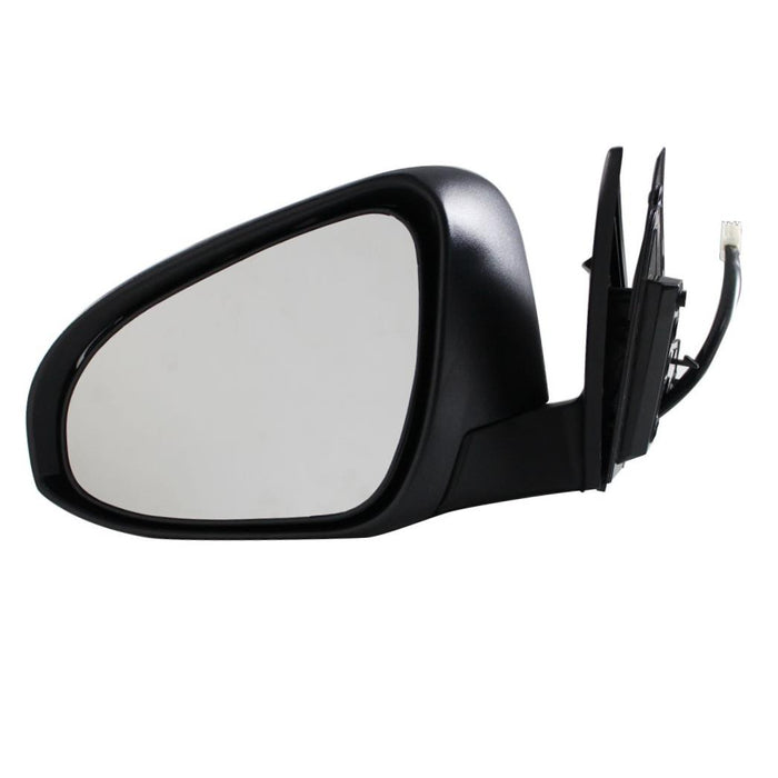 New Replacement Parts Front Left Driver Side Power Heated Manual Folding W/O Blind Spot Detection Side View Door Mirror Compatible With TOYOTA Camry Fits TO1320276 8790906410