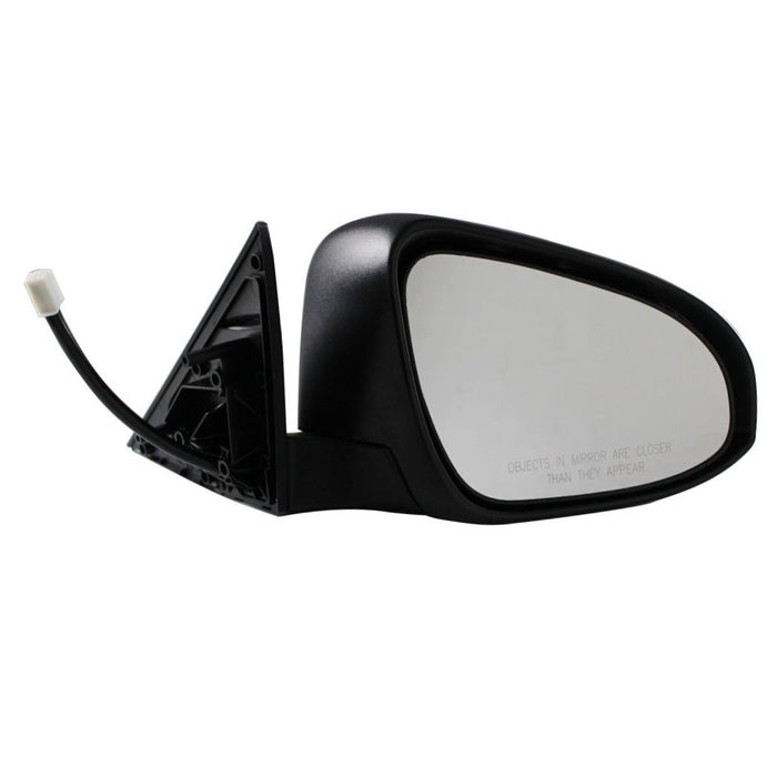 CarPartsDepot New Replacement Parts Front Right Passenger Side Power Heated Manual Folding W/O Blind Spot Detection Side View Door Mirror Compatible With TOYOTA Camry