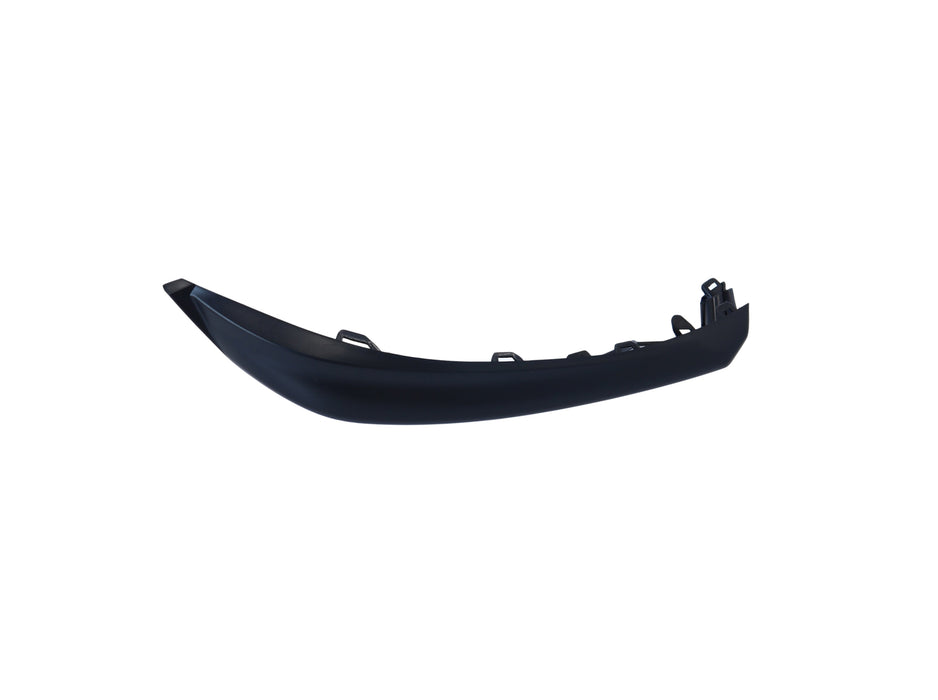 CarPartsDepot Front Bumper Molding Bumper Trim Textured Black Plastic Compatible with Camry 2018 2019 Fit 5312406120/5312406130 Front Driver Left Side Lower