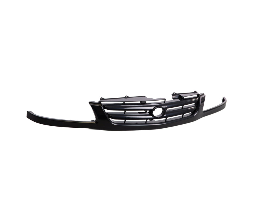 JustDrivably Replacement Parts Front Grille Grill Assembly With Black Shell And Insert Compatible With Toyota Sienna 2001 2002 2003