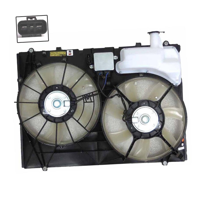 CarPartsDepot New Replacement Parts Front Radiator Cooling Fan Sienna