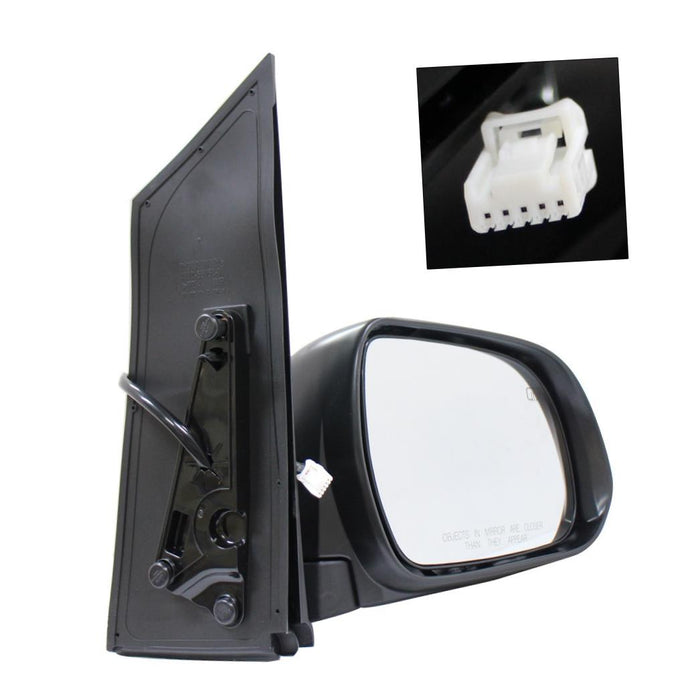 CarPartsDepot New Replacement Parts Front Right Passenger Side Power Heated W/O Memory Side View Door Mirror Compatible With Sienna