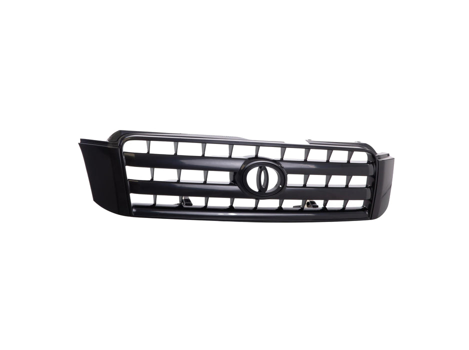 JustDrivably Replacement Parts Front Grille Grill Assembly With Black Shell And Insert Compatible With Toyota Highlander 2004 2005 2006 2007