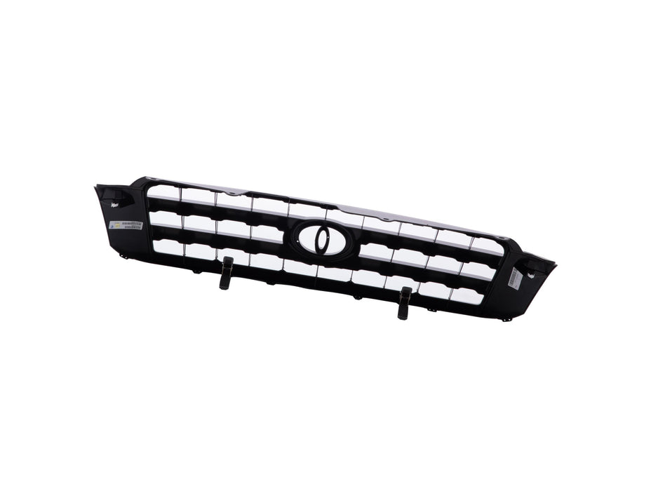 JustDrivably Replacement Parts Front Grille Grill Assembly With Black Shell And Insert Compatible With Toyota Highlander 2004 2005 2006 2007