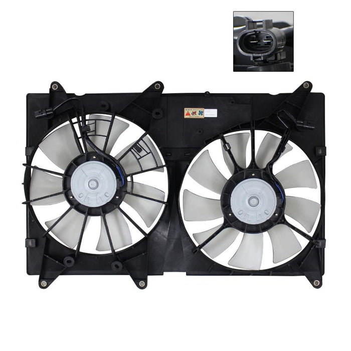New Replacement Parts Front Radiator Cooling Fan Compatible With TOYOTA Highlander Fits TO3115128 1671120120