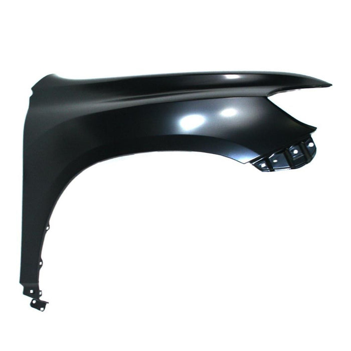 CarPartsDepot 371-441084-02, Front Fender Primed Black Steel W/O Ant Hole Rh