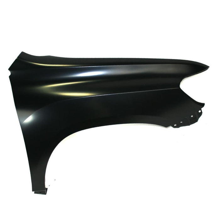 CarPartsDepot 371-441084-02, Front Fender Primed Black Steel W/O Ant Hole Rh