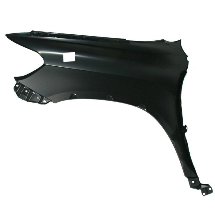 CarPartsDepot 371-441084-02, Front Fender Primed Black Steel W/O Ant Hole Rh