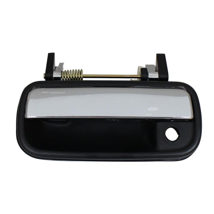 New Replacement Parts Front Left Driver Side Chrome Black Chrome Exterior Outer Door Handle Compatible With TOYOTA Pickup 4Runner Fits TO1310104 6922089111