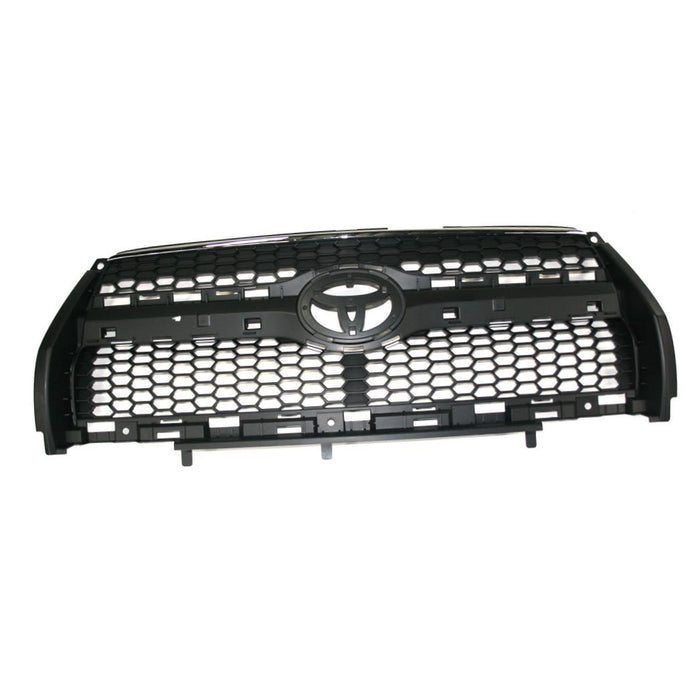 CarPartsDepot 2009-2012 Toyota RAV4 Limited Front Grille Primered Black w Honeycomb Insert