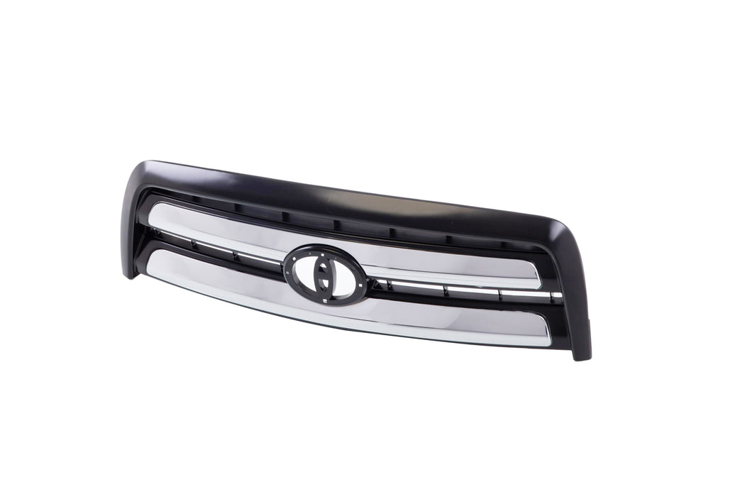 Perfect Fit Group T070127 - Tundra Grille, Abs Plastic, Painted-Black (Code 202), W/ Chrome Molding, Regular Cab/ Access Cab