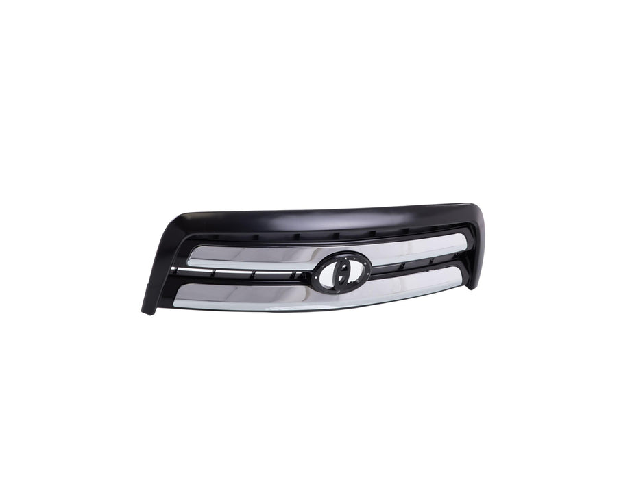 Perfect Fit Group T070127 - Tundra Grille, Abs Plastic, Painted-Black (Code 202), W/ Chrome Molding, Regular Cab/ Access Cab