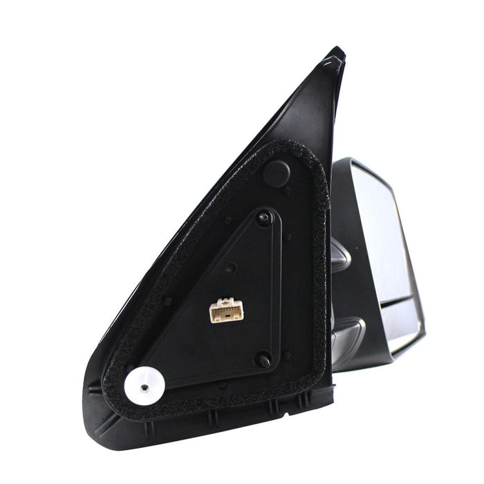 Front Right Passenger Side Power Heated Trailer Tow Type Black Textured Side View Door Mirror Compatible With TOYOTA Tundra With Towing Package Fits TO1321243 879100C221