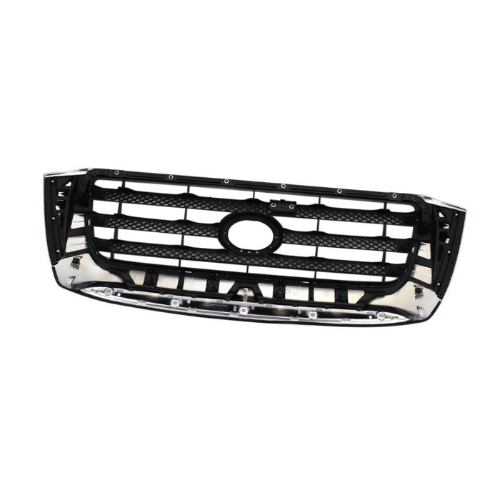 New Front Chrome Chrome/Black Grille Grill Replacement With Chrome Frame Compatible With TOYOTA Tundra Pickup Truck Fits TO1200301 531000C160