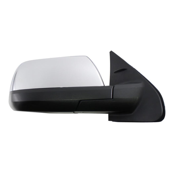 New Replacement Parts Front Right Passenger Side Power Non Heated Manual Folding With Lane Change Assistant Chrome Side View Door Mirror Tundra Limited Fit TO1321305 879100C410