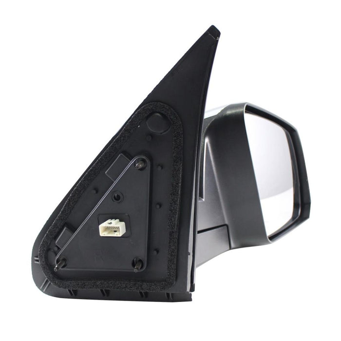 Front Right Passenger Side Power Heated Manual Folding W/O Lane Change Assistant W/O Auto Dimmer Chrome Side View Door Mirror Compatible With TOYOTA Tundra Fits TO1321306 879100C450