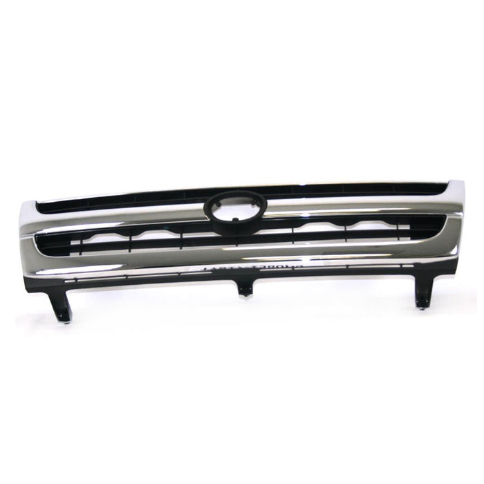 Perfect Fit Group 3907-1 - Tacoma Grille, Chr Shll/ Ptd-Blk Insrt, 2Wd, Exc. Pre-Runner Model