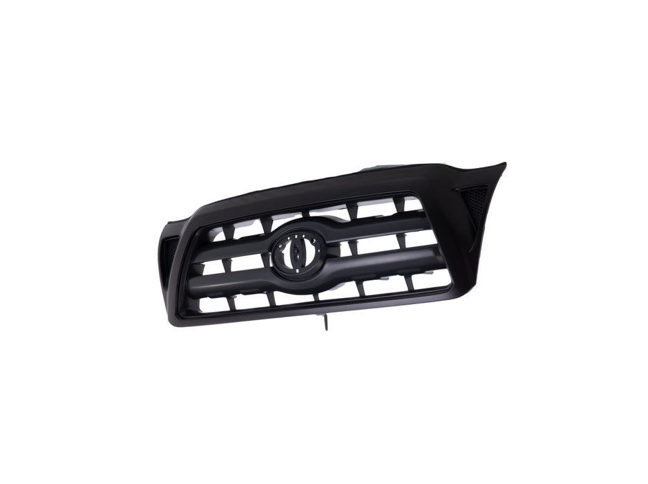 JustDrivably Replacement Parts Front Grille Grill Assembly With Black Shell With Gray Insert Compatible With Toyota Tacoma 2005 2006 2007 2008 2009 2010 2011 Pickup Truck