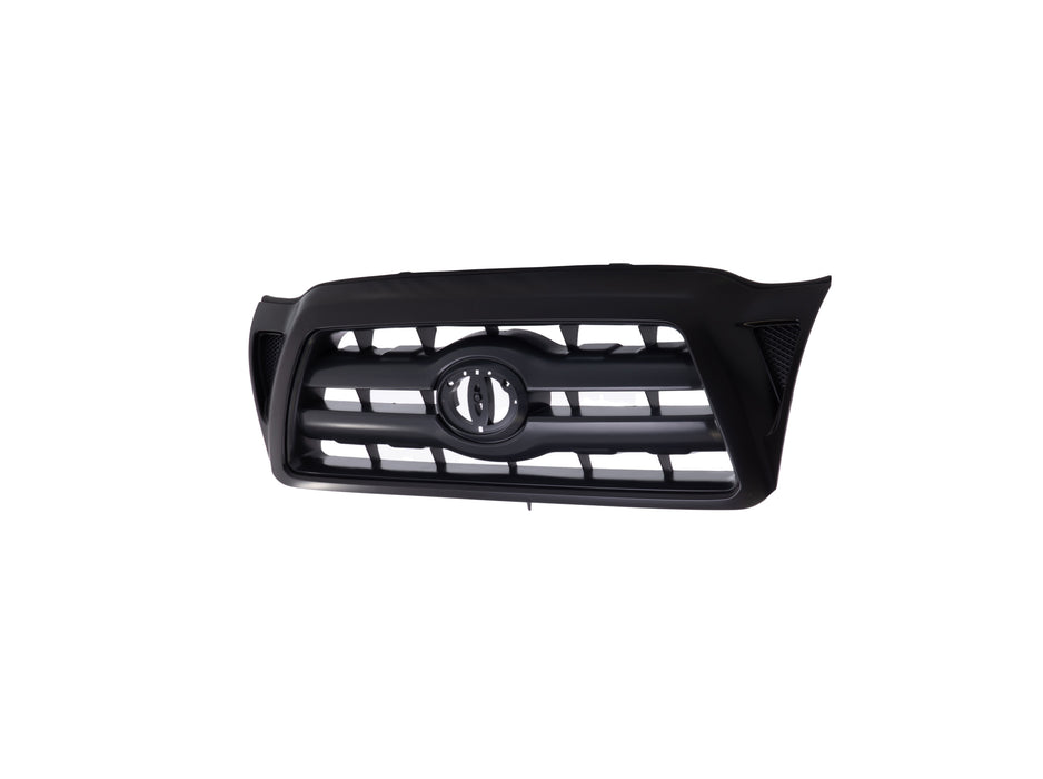 JustDrivably Replacement Parts Front Grille Grill Assembly With Black Shell With Gray Insert Compatible With Toyota Tacoma 2005 2006 2007 2008 2009 2010 2011 Pickup Truck