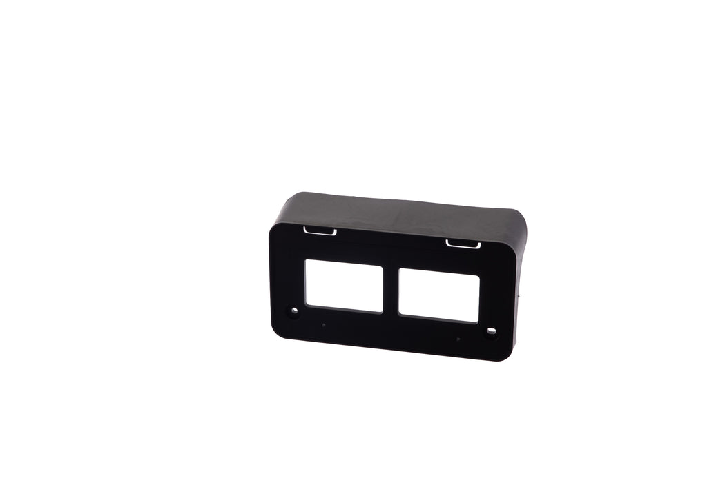 JustDrivably Replacement Parts Front Bumper License Plate Tag Holder Bracket Frame Compatible With Toyota Tacoma 2016 2017 2018 Pickup Truck