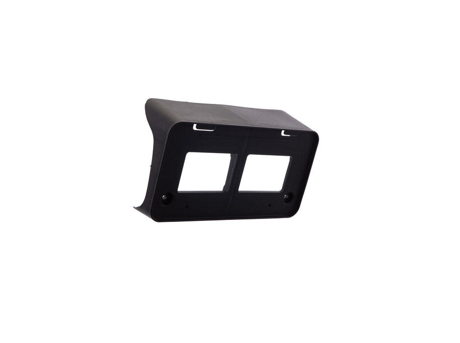 JustDrivably Replacement Parts Front Bumper License Plate Tag Holder Bracket Frame Compatible With Toyota Tacoma 2016 2017 2018 Pickup Truck