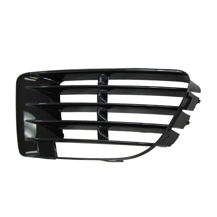 Bumper Grille For 2012-2013 Volkswagen Golf Passenger Side Black Plastic
