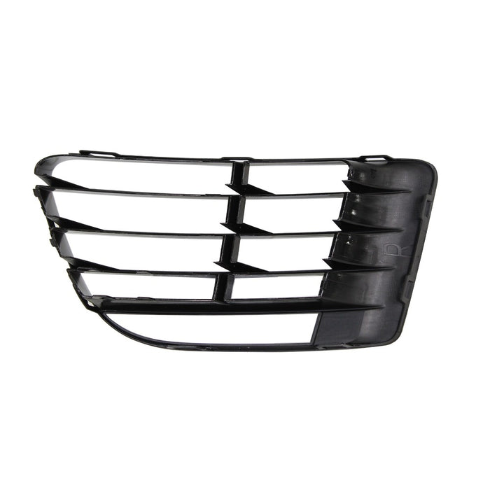 Bumper Grille For 2012-2013 Volkswagen Golf Passenger Side Black Plastic