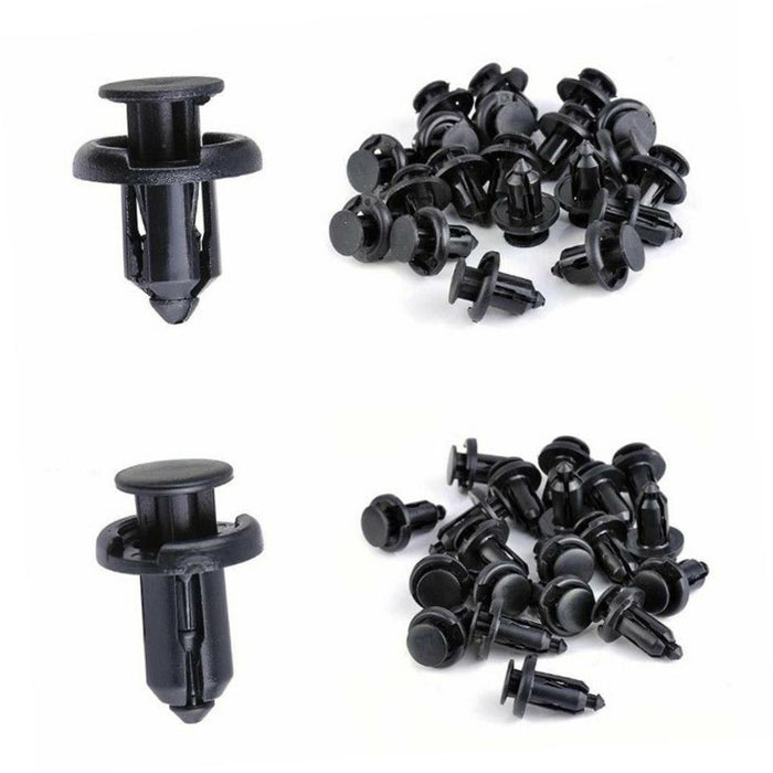 240pcs Car Retainer Clips Plastic Rivets Fasteners Push Retainer Kit Most Popular Sizes Auto Push Pin Set Door Trim Panel Fender Clips Compatible With GMC/FORD/NISSAN/HONDA/CHRYSLER