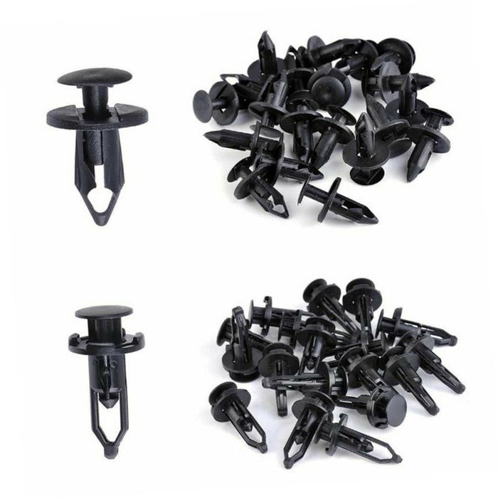 240pcs Car Retainer Clips Plastic Rivets Fasteners Push Retainer Kit Most Popular Sizes Auto Push Pin Set Door Trim Panel Fender Clips Compatible With GMC/FORD/NISSAN/HONDA/CHRYSLER