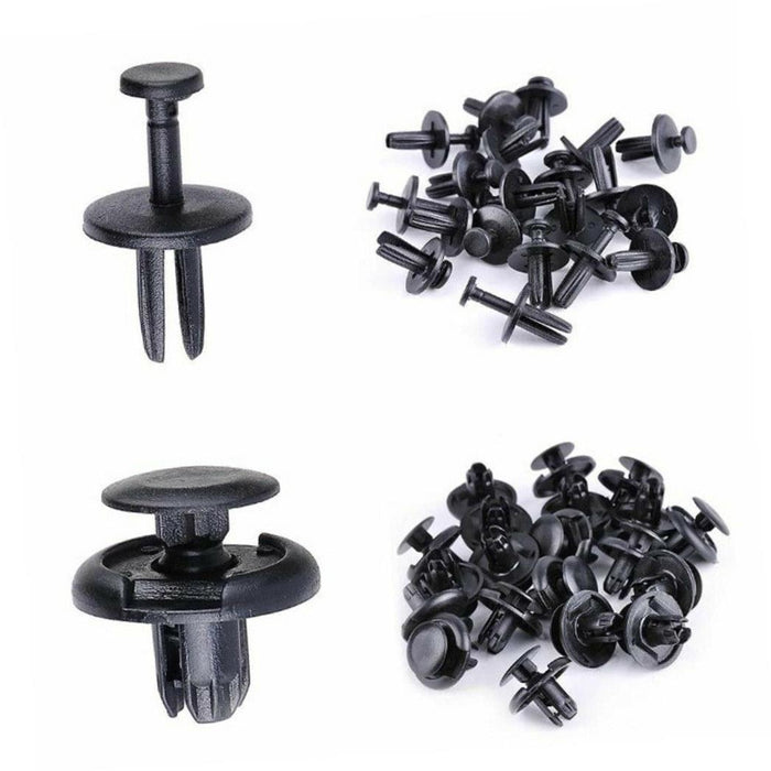 240pcs Car Retainer Clips Plastic Rivets Fasteners Push Retainer Kit Most Popular Sizes Auto Push Pin Set Door Trim Panel Fender Clips Compatible With GMC/FORD/NISSAN/HONDA/CHRYSLER