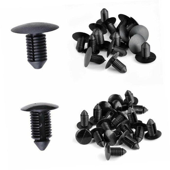 240pcs Car Retainer Clips Plastic Rivets Fasteners Push Retainer Kit Most Popular Sizes Auto Push Pin Set Door Trim Panel Fender Clips Compatible With GMC/FORD/NISSAN/HONDA/CHRYSLER