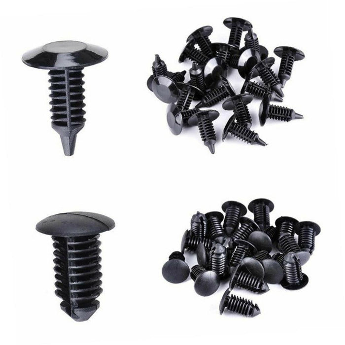 240pcs Car Retainer Clips Plastic Rivets Fasteners Push Retainer Kit Most Popular Sizes Auto Push Pin Set Door Trim Panel Fender Clips Compatible With GMC/FORD/NISSAN/HONDA/CHRYSLER